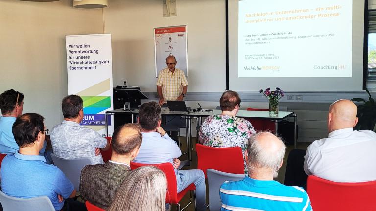 Jürg Zumbrunnen zum Thema Nachfolge